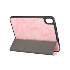 Estuche de cuero con tapa horizontal con pat...