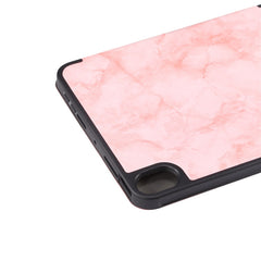 Estuche de cuero con tapa horizontal con pat...