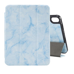 Estuche de cuero con tapa horizontal con pat...