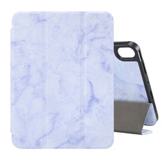 Estuche de cuero con tapa horizontal con pat...