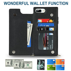 Estuche de TPU + PU para tarjetas con doble ...