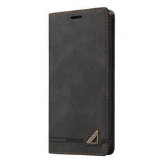 Estuche de cuero con tapa horizontal con cep...