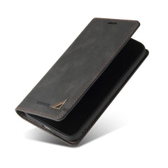 Estuche de cuero con tapa horizontal con cep...