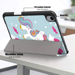 Estuche de cuero con tapa horizontal de TPU ...