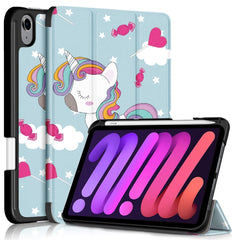 Estuche de cuero con tapa horizontal de TPU ...