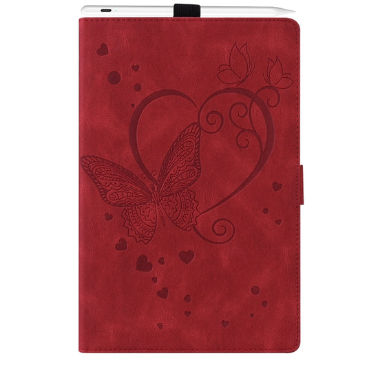 Love Butterfly Pattern Funda de cuero con ta...
