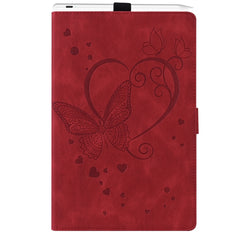 Love Butterfly Pattern Funda de cuero con ta...