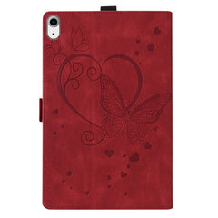 Love Butterfly Pattern Funda de cuero con ta...