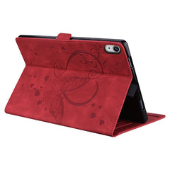 Love Butterfly Pattern Funda de cuero con ta...