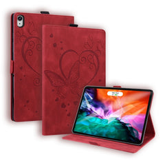 Love Butterfly Pattern Funda de cuero con ta...
