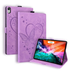 Love Butterfly Pattern Funda de cuero con ta...