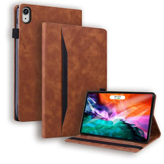 Estuche de cuero con tapa horizontal a prueb...