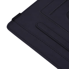 Estuche de cuero en relieve con diseño plega...