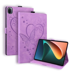 Love Butterfly Pattern Estuche de cuero con ...