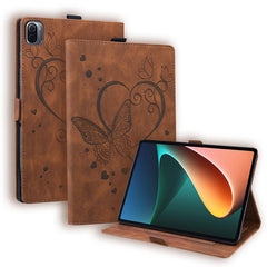 Love Butterfly Pattern Estuche de cuero con ...