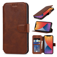Estuche de cuero PU + TPU a prueba de golpes...