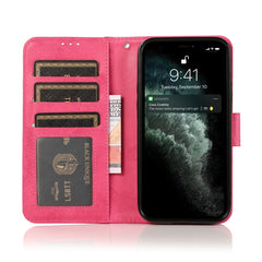 Funda de cuero TPU + PU con tapa horizontal ...