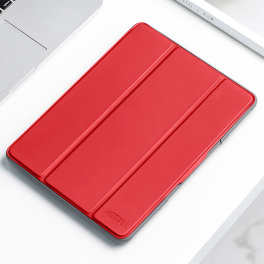 Estuche de cuero para tableta con tapa horiz...