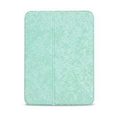 Estuche para tableta de cuero con doble plie...