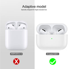 Estuche de auriculares de silicona dividida para AirPods 3