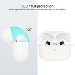 Espesar funda de silicona para auriculares para AirPods 3