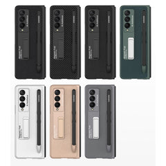 GKK Ultra-delgado PC + PU Phone Flip Case co...