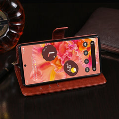 idewei Crazy Horse Texture Funda de cuero co...