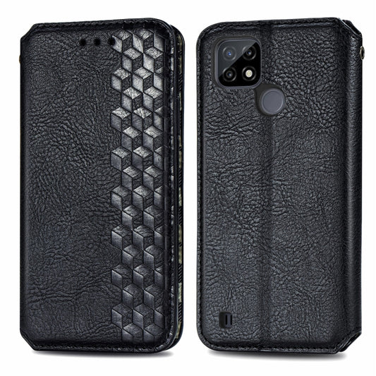 Cubic Grid Pressed Horizontal Flip Estuche d...