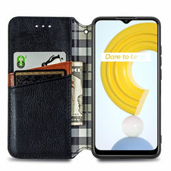 Cubic Grid Pressed Horizontal Flip Estuche d...