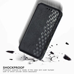 Cubic Grid Pressed Horizontal Flip Estuche d...