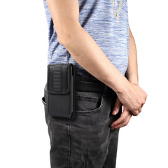 Estuche de cuero para teléfono con cintura c...