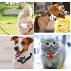 Cute Cartoon Pet Collar Anti-lost Tracker Fu...