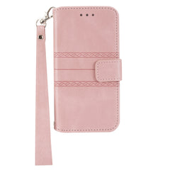 Estuche de cuero para teléfono con tapa hori...