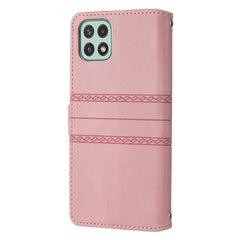 Estuche de cuero para teléfono con tapa hori...