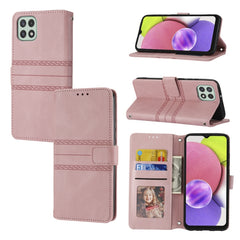 Estuche de cuero para teléfono con tapa hori...