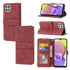 Estuche de cuero para teléfono con tapa hori...