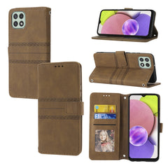 Estuche de cuero para teléfono con tapa hori...
