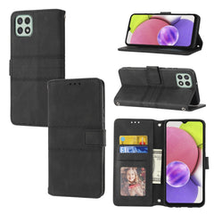 Estuche de cuero para teléfono con tapa hori...