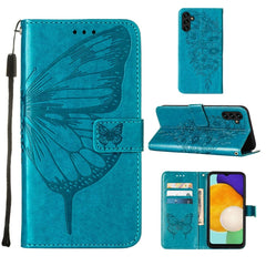 Estuche para teléfono de cuero con mariposa ...