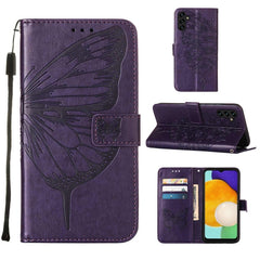 Estuche para teléfono de cuero con mariposa ...