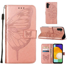 Estuche para teléfono de cuero con mariposa ...