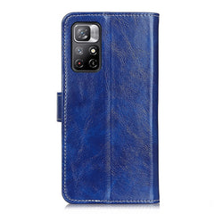Retro Crazy Horse Texture Funda de cuero con...