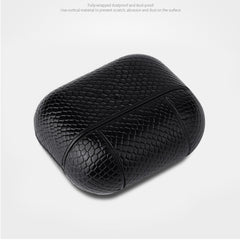 Estuche para auriculares con textura de piel de serpiente para AirPods 3