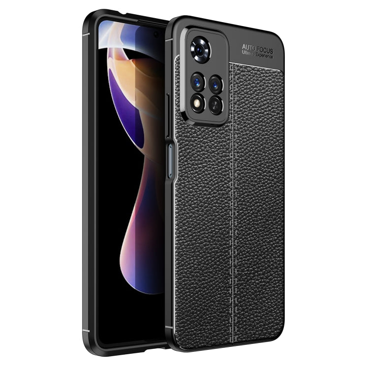 Litchi Texture TPU Funda para teléfono a pru...