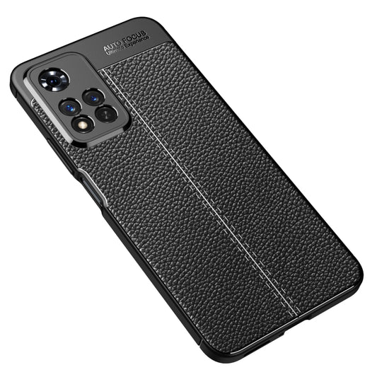 Litchi Texture TPU Funda para teléfono a pru...