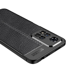 Litchi Texture TPU Funda para teléfono a pru...