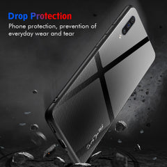 Estuche protector de vidrio degradado de tex...