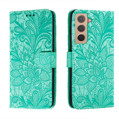 Estuche para teléfono de cuero con flores de...