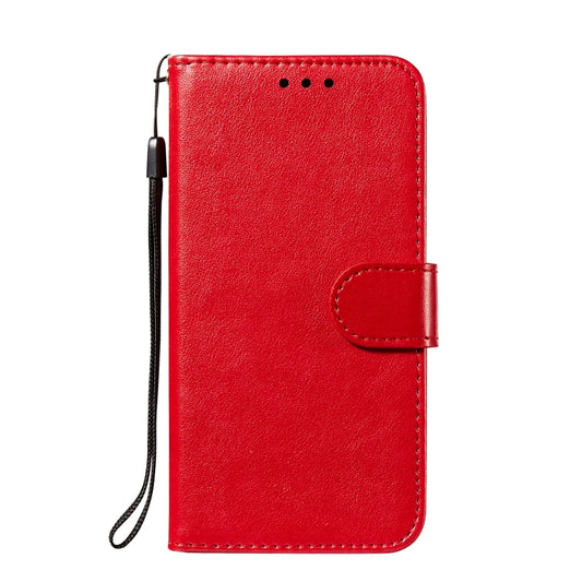 Estuche para teléfono de cuero de color sóli...