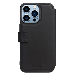 QIALINO Estuche de cuero para teléfono con h...